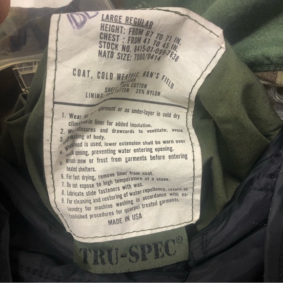 TruSpec woodland camo jacket - Picture 8 of 9